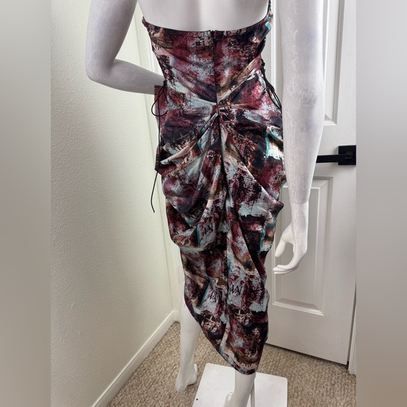 Pretty Little Thing Abstract Print Women's Dress Size 8. B14 - Picture 6 of 16